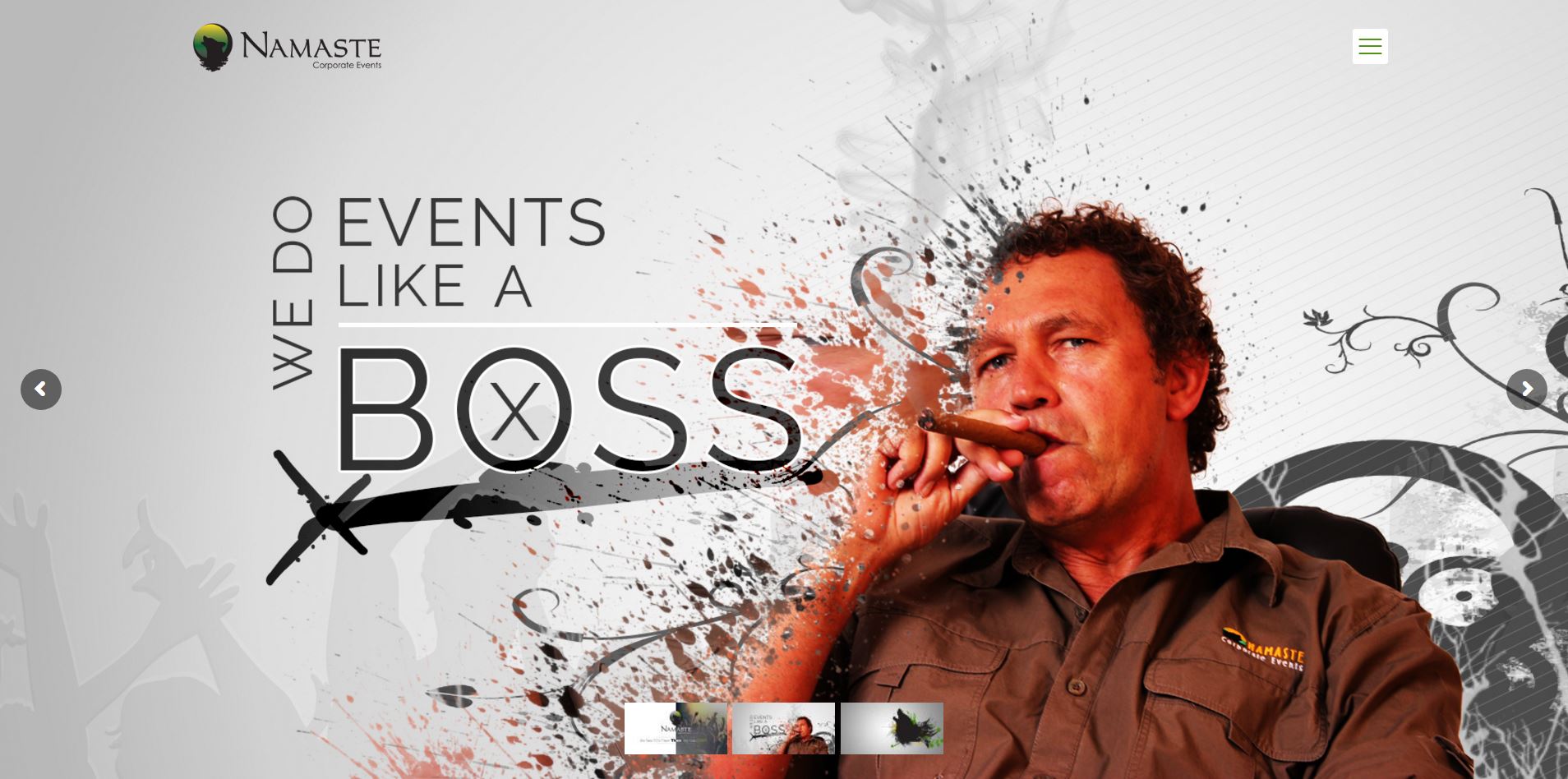Peri Peri Creative-Namaste Corporate Events-web banner like a boss