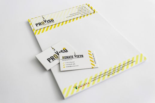 Peri Peri Creative-Proviso Training College- Letterhead and Business Cards